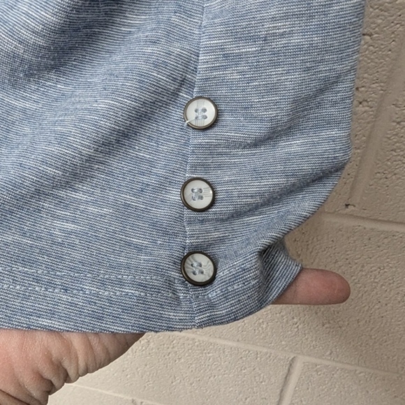 Simply Noelle XXL (16-18) heather blue tunic blouse in excellent condition - Picture 8 of 14